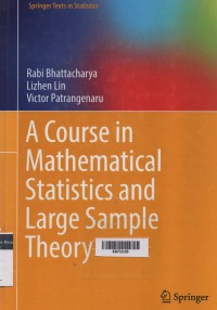 A Course In Mathematical Statistics And Large Sample Theory