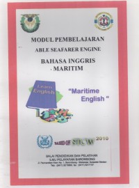 Able Seafarer Engine : Bahasa Inggris Maritim