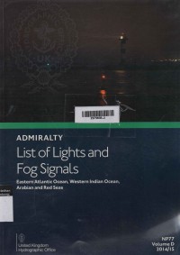 Admiralty List Of Lights And Fog Signals (NP77) Volume D