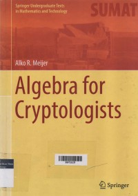 Algebra For Cryptologists