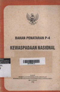 Bahan Penataran P-4 : Kewaspadaan Nasional