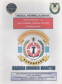 Diklat Pelaut - IV Ahli Tehnika Tingkat ( ATT- IV) Peningkatan : Bahasa Inggris Maritim