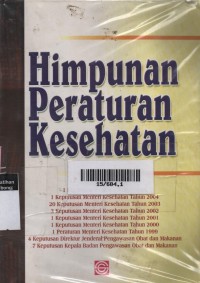 Himpunan Peraturan Kesehatan