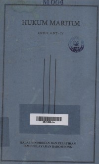 Hukum Maritim : Untuk A.N.T - IV