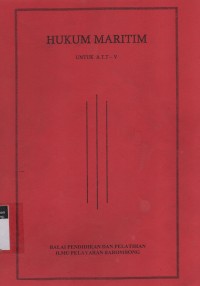 Hukum Maritim Untuk A.T.T - V