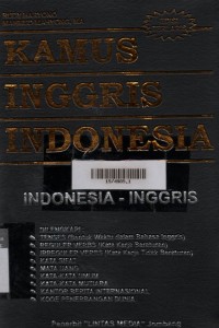 Kamus Inggris Indonesia : Indonesia - Inggris