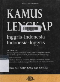 Kamus Lengkap : Inggris - Indonesia Indonesia - Inggris