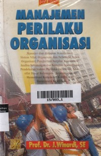 Manajemen Perilaku Organisasi