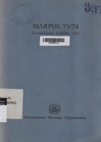 Marpol 73/78 : Consolidated Edition, 1991