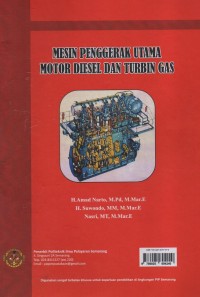 Mesin Penggerak Utama Motor Diesel dan Turbin Gas