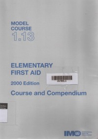 Model Course 1.13 : Elementary First Aid
