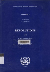 Resolutions And Other Decisions