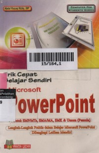 Trik Cepat Belajar Sendiri Microsoft PowerPoint