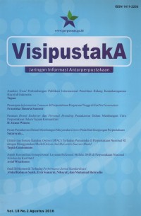 Image of Visipustaka : Jaringan Informasi Antar Perpustakaan